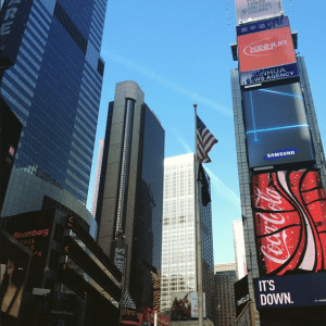 This day marked the first time I'd actually enjoyed being in Times Square. Get away from me, creepy off-brand Cookie Monster.